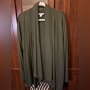 Athleta Pranayama Restore Wrap size Large Olive Green